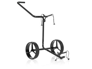 JuCad Carbon Shadow carrito manual de 2 ruedas, negro mate + bolsa de transporte JTT