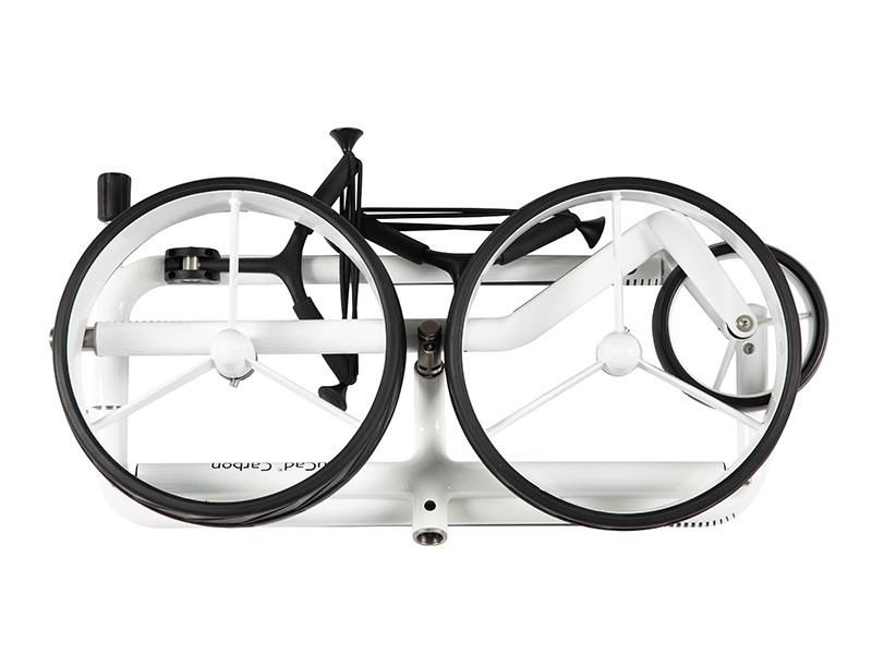 JuCad Carbon carrito manual, negro/blanco + bolsa de transporte JTT