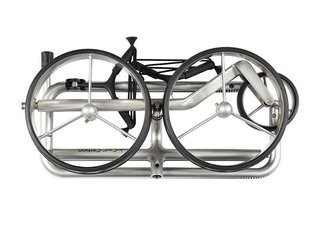 JuCad Carbon carrito manual, plateado/negro + bolsa de transporte JTT