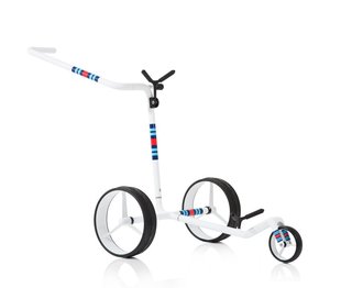JuCad Carbon Racing carrito manual + bolsa de transporte JTT, blanco