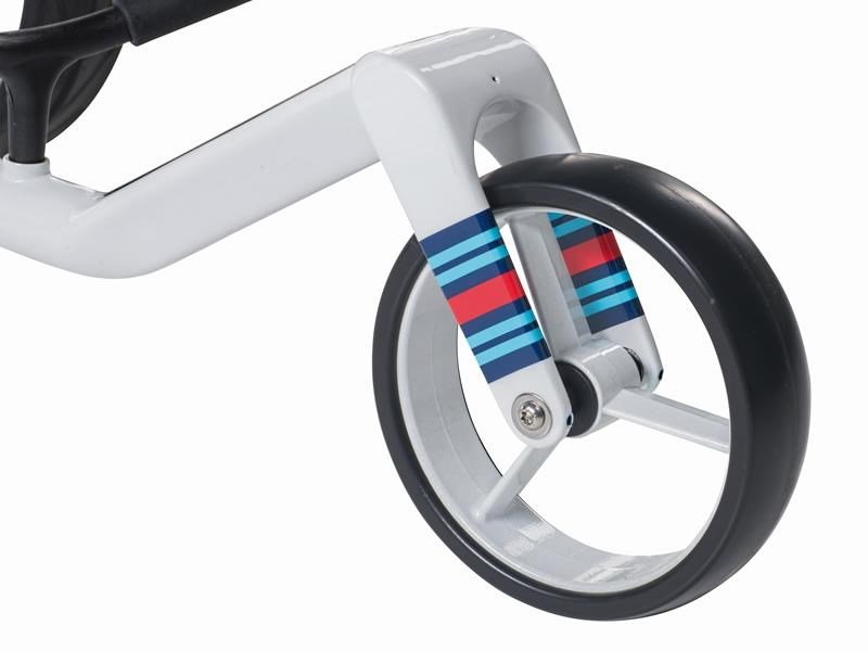 JuCad Carbon Racing carrito manual + bolsa de transporte JTT, blanco