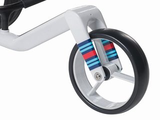 JuCad Carbon Racing carrito manual + bolsa de transporte JTT, blanco