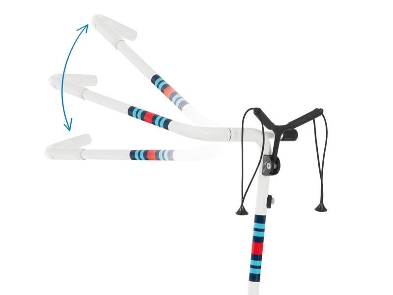 JuCad Carbon Racing carrito manual + bolsa de transporte JTT, blanco