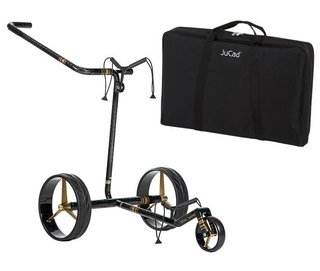 JuCad Carbon Special carrito manual + bolsa de transporte JTT, negro