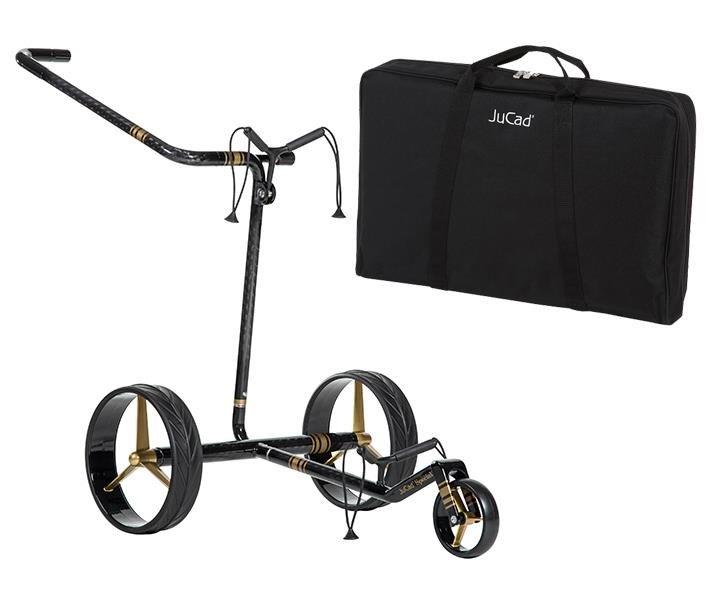 JuCad Carbon Special carrito manual + bolsa de transporte JTT, negro