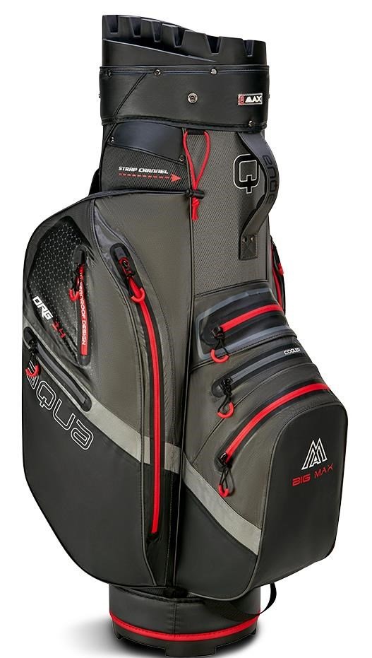 Big Max AQUA Silencio 4 Organizer bolsa de carro, charcoal/black/red