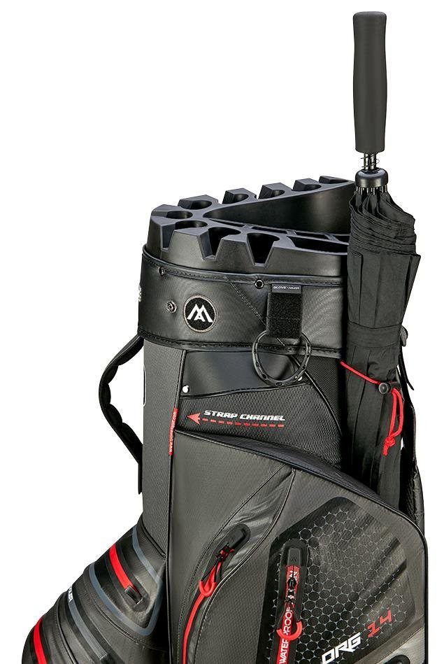 Big Max AQUA Silencio 4 Organizer bolsa de carro, charcoal/black/red