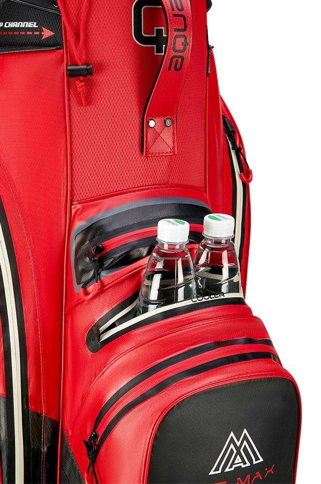 Big Max AQUA Silencio 4 Organizer cart bag, rojo/negro
