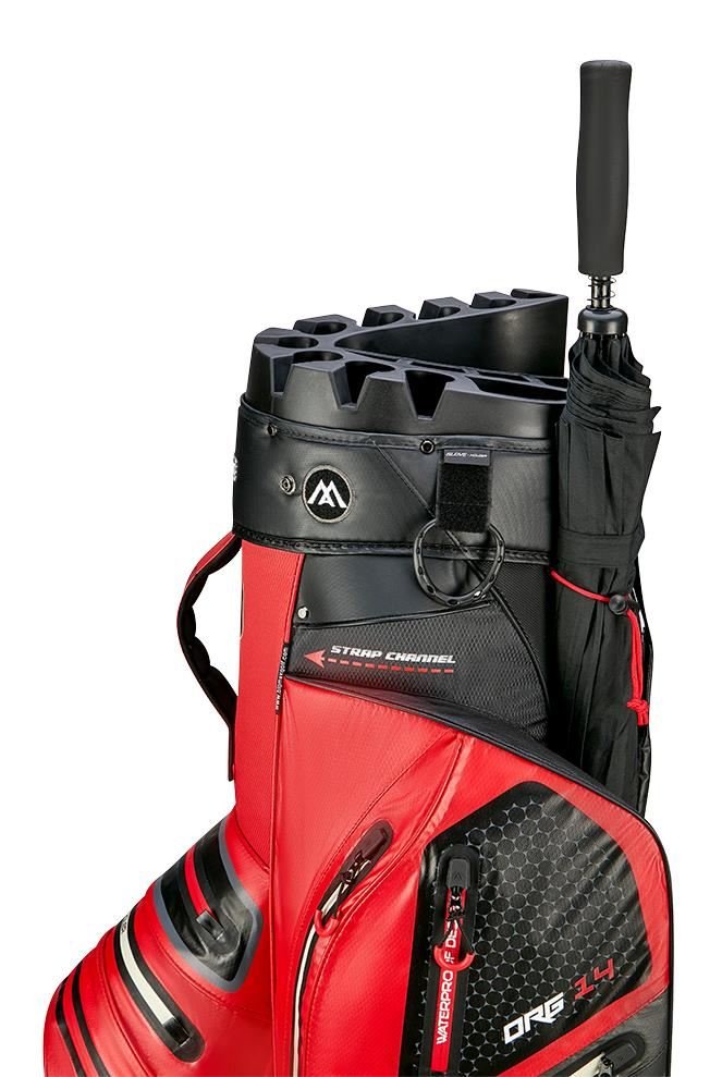 Big Max AQUA Silencio 4 Organizer cart bag, rojo/negro