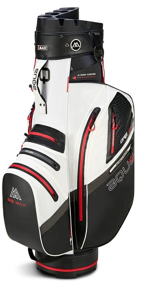 Big Max AQUA Silencio 4 Organizer bolsa de carro, blanco/negro/rojo
