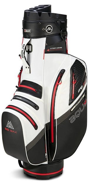 Big Max AQUA Silencio 4 Organizer bolsa de carro, blanco/negro/rojo