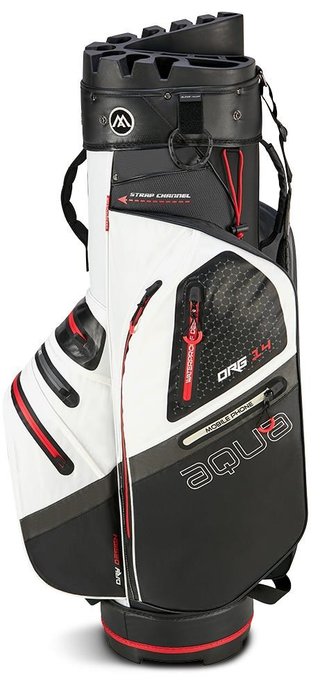 Big Max AQUA Silencio 4 Organizer bolsa de carro, blanco/negro/rojo