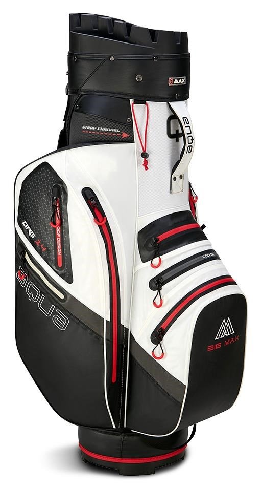 Big Max AQUA Silencio 4 Organizer bolsa de carro, blanco/negro/rojo