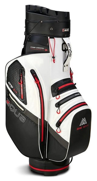 Big Max AQUA Silencio 4 Organizer bolsa de carro, blanco/negro/rojo