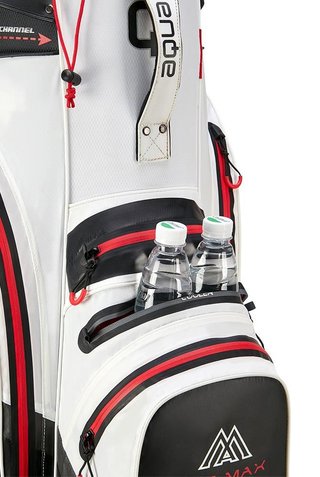 Big Max AQUA Silencio 4 Organizer bolsa de carro, blanco/negro/rojo