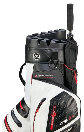 Big Max AQUA Silencio 4 Organizer bolsa de carro, blanco/negro/rojo