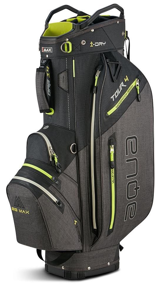 Big Max AQUA Tour 4 bolsa de carro, negro/gris tormenta/lima