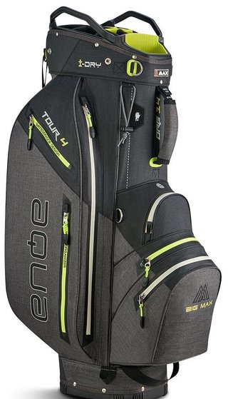 Big Max AQUA Tour 4 bolsa de carro, negro/gris tormenta/lima