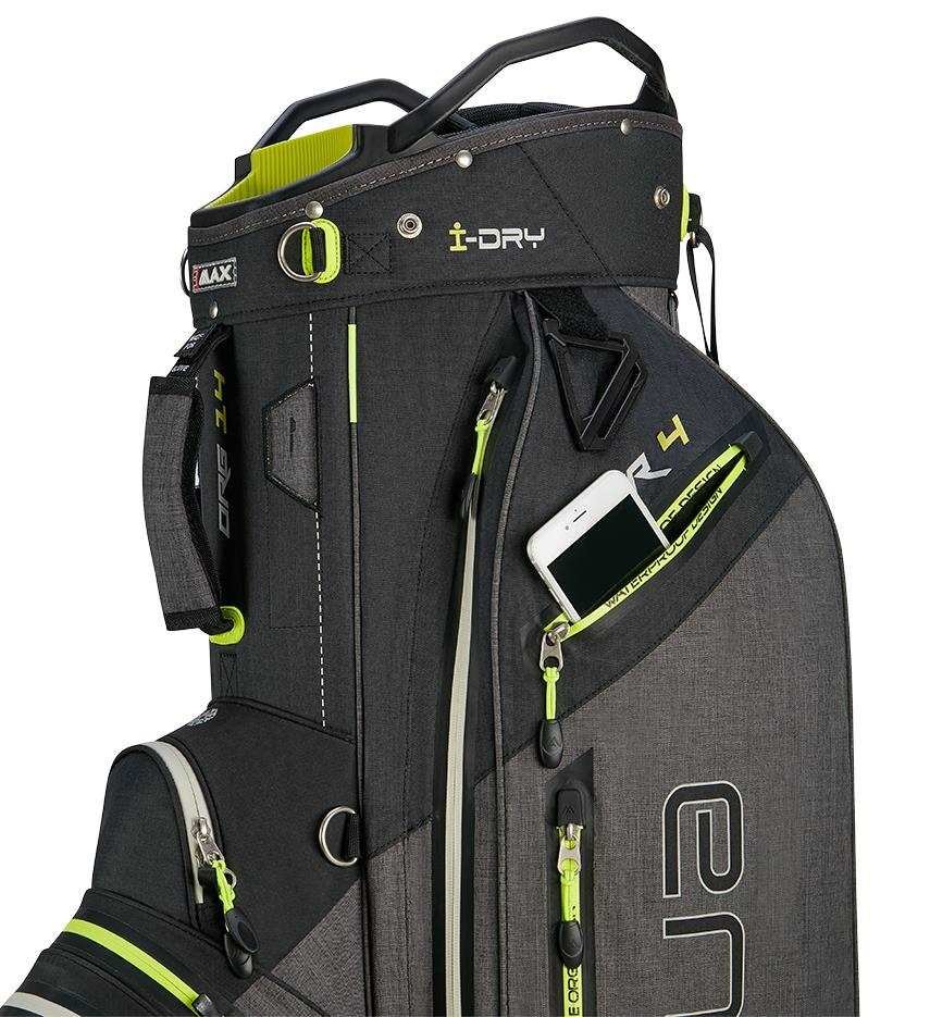 Big Max AQUA Tour 4 bolsa de carro, negro/gris tormenta/lima