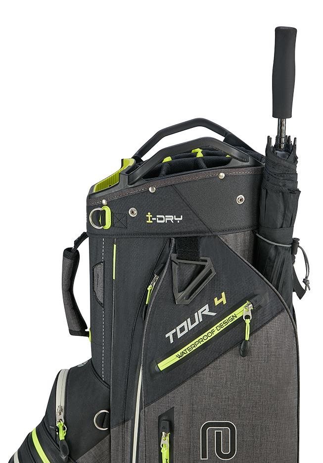 Big Max AQUA Tour 4 bolsa de carro, negro/gris tormenta/lima