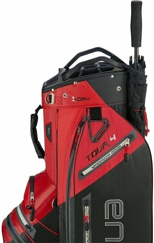 Big Max AQUA Tour 4 cart bag, rojo/negro