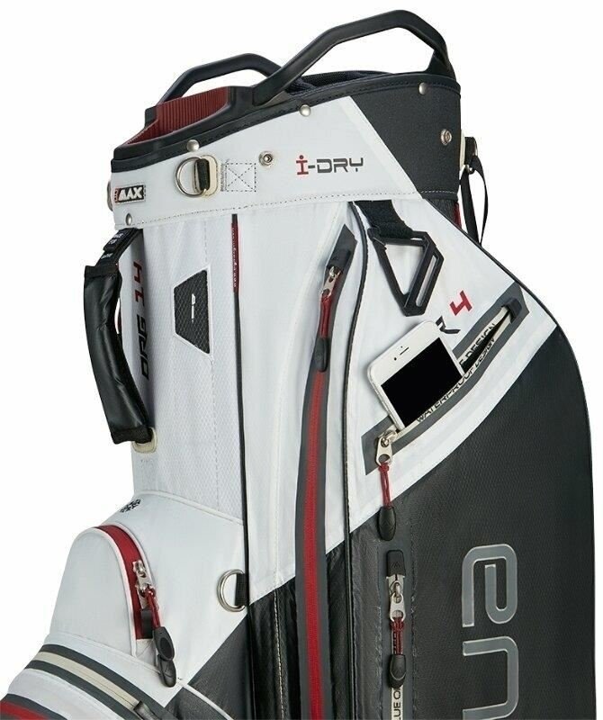 Big Max AQUA Tour 4 cart bag, blanco/negro/merlot