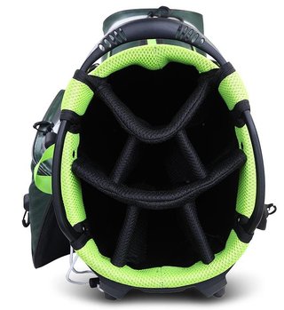 Big Max AQUA Eight G stand bag, verde bosque/negro/lima