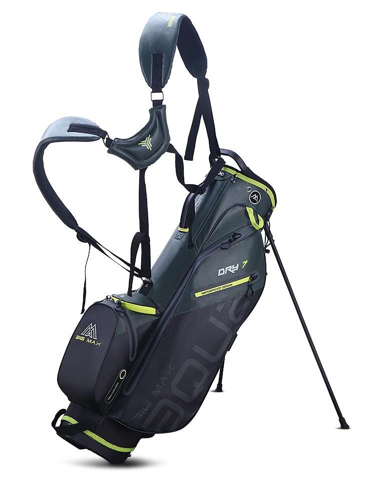 Big Max AQUA Seven G stand bag, forest green/black/lime