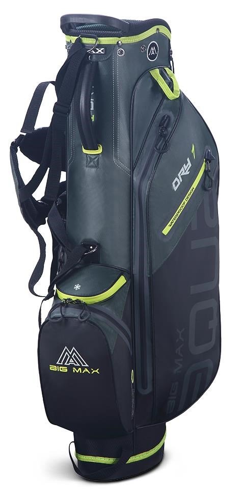 Big Max AQUA Seven G stand bag, forest green/black/lime