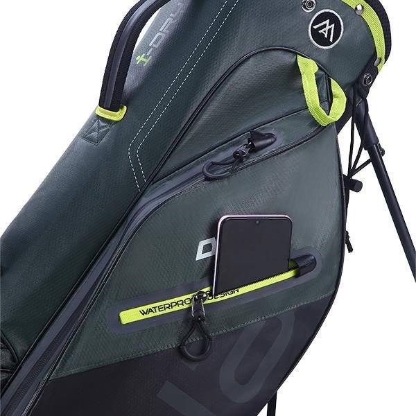 Big Max AQUA Seven G stand bag, forest green/black/lime