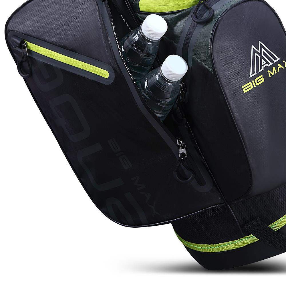 Big Max AQUA Seven G stand bag, forest green/black/lime