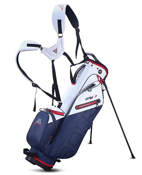Big Max AQUA Seven G stand bag, blanco/marino/rojo