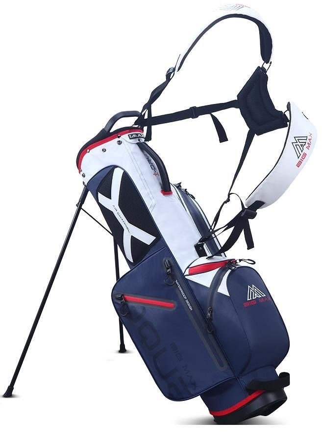 Big Max AQUA Seven G stand bag, blanco/marino/rojo