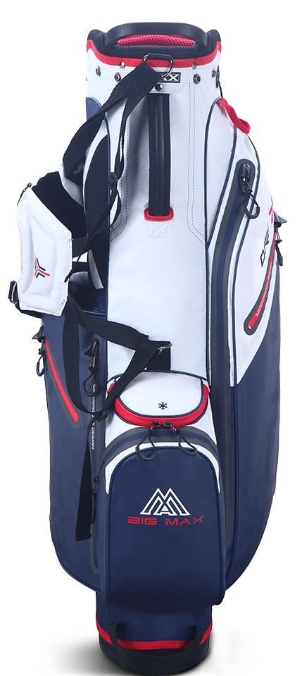 Big Max AQUA Seven G stand bag, blanco/marino/rojo