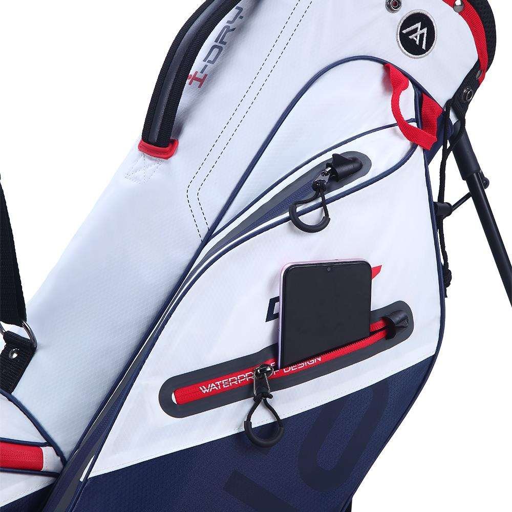 Big Max AQUA Seven G stand bag, blanco/marino/rojo