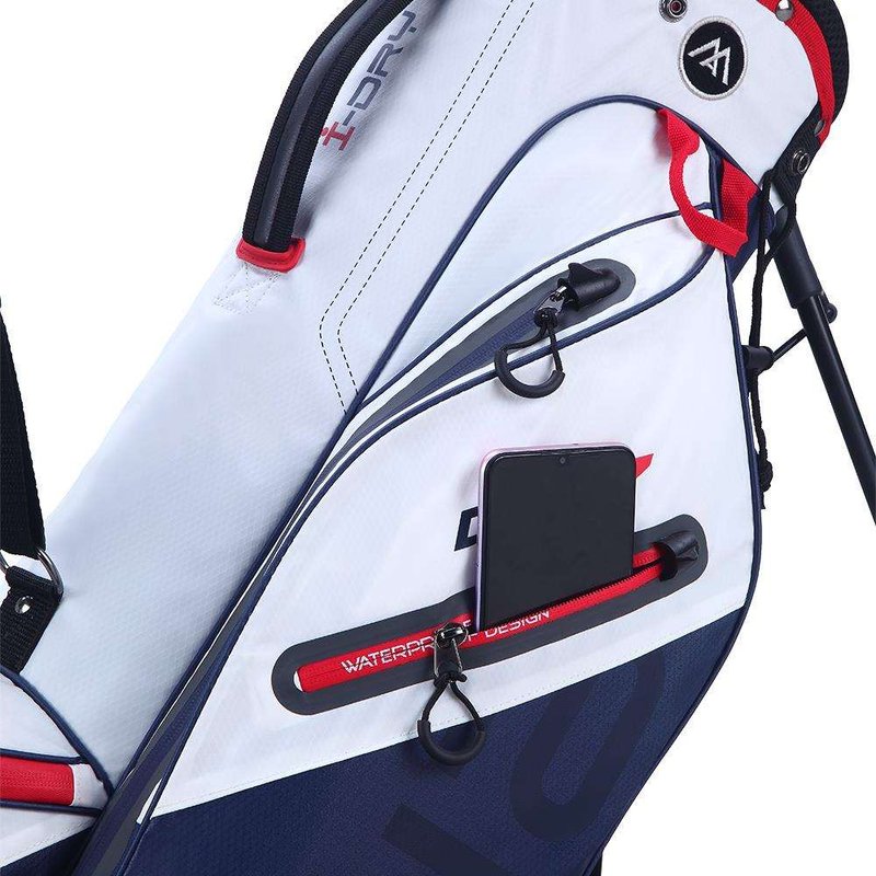 Big Max AQUA Seven G stand bag, blanco/marino/rojo