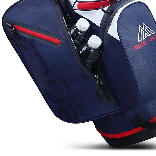 Big Max AQUA Seven G stand bag, blanco/marino/rojo