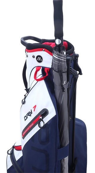 Big Max AQUA Seven G stand bag, blanco/marino/rojo
