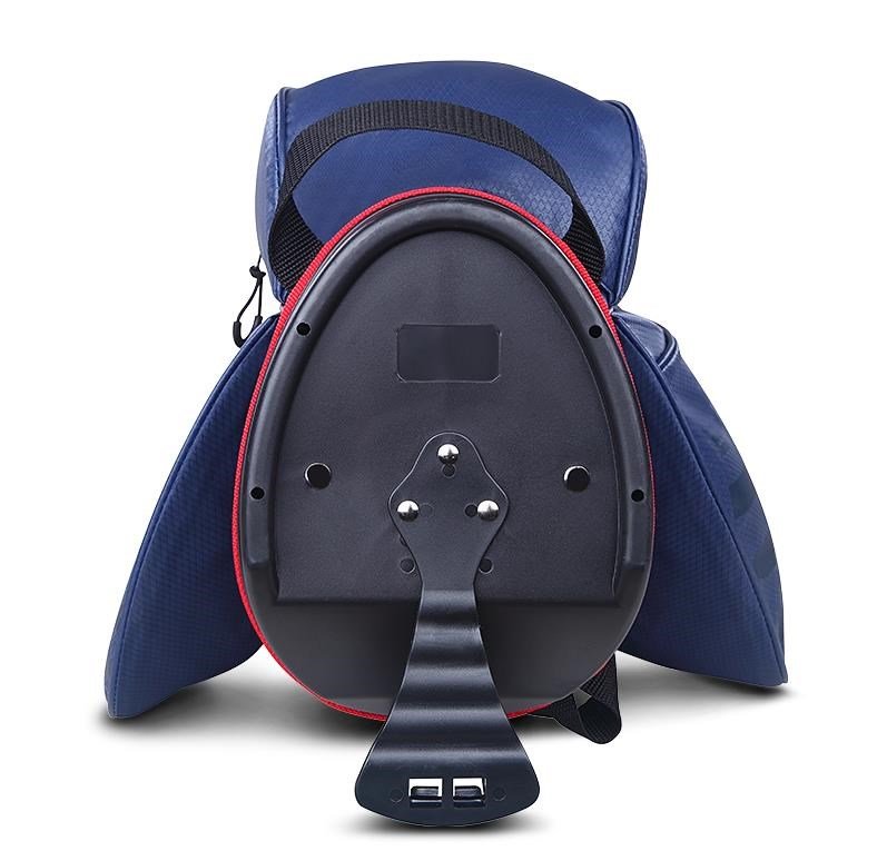 Big Max AQUA Seven G stand bag, blanco/marino/rojo