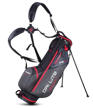Big Max Dri Lite Seven G stand bag, negro/rojo