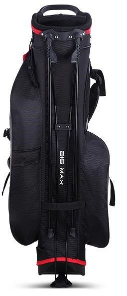 Big Max Dri Lite Seven G stand bag, negro/rojo