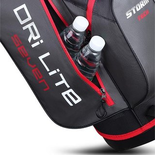 Big Max Dri Lite Seven G stand bag, negro/rojo
