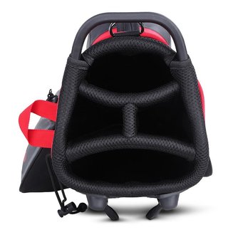 Big Max Dri Lite Seven G stand bag, negro/rojo