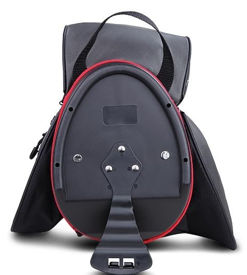 Big Max Dri Lite Seven G stand bag, negro/rojo