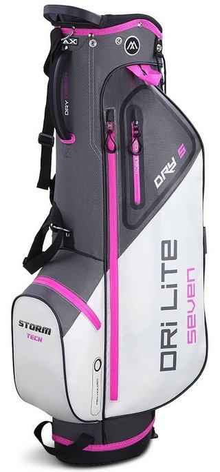 Big Max Dri Lite Seven G stand bag, carbón/fucsia/blanco