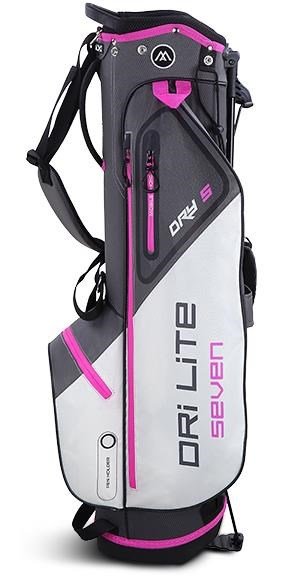 Big Max Dri Lite Seven G stand bag, carbón/fucsia/blanco