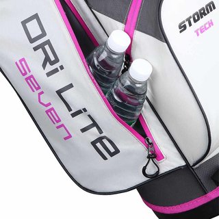 Big Max Dri Lite Seven G stand bag, carbón/fucsia/blanco