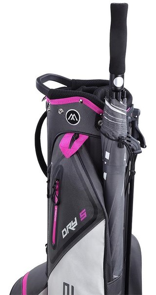 Big Max Dri Lite Seven G stand bag, carbón/fucsia/blanco
