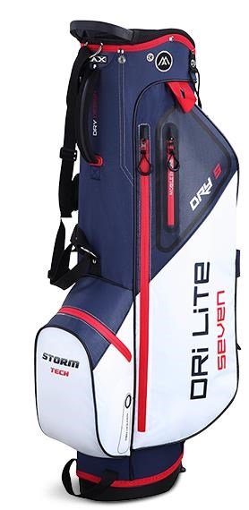 Big Max Dri Lite Seven G bolsa de golf stand, blanco/marino/rojo
