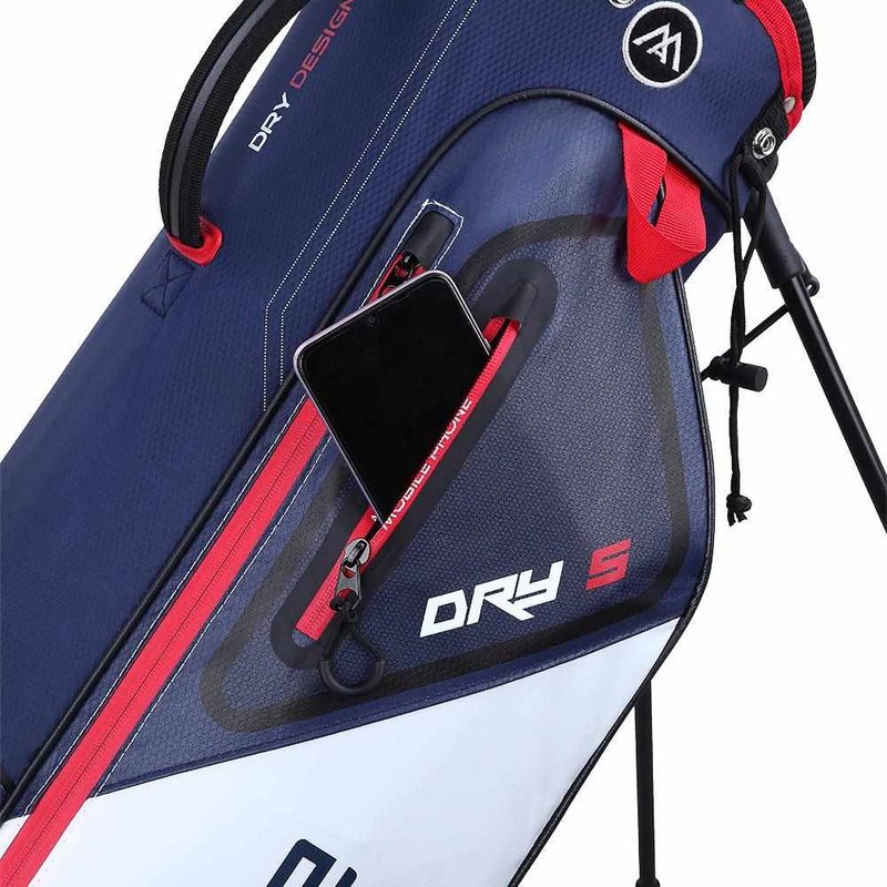 Big Max Dri Lite Seven G bolsa de golf stand, blanco/marino/rojo